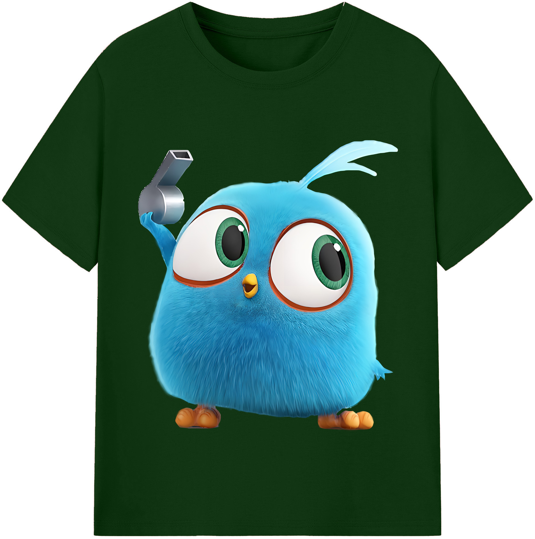 （画像用） Angry Birds アングリーバード 綿100％半袖Tシャツ（フロントプリント）